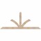 Ekena Millwork Richland Smooth Timber Gable Bracket, Douglas Fir, 72"W x 30"H x 3 1/2"D x 3 1/2"F, 10/12 Pitch GBW072X30X0404RIC00SDF - alternate 1